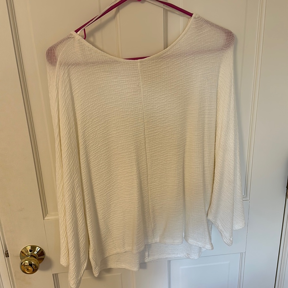 Anthropology cream top